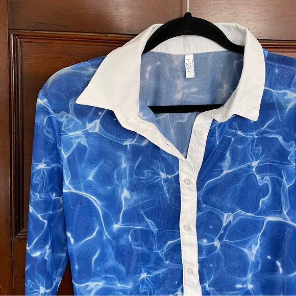 Los Angeles Apparel Pool Top 💙 - Picture 2 of 4